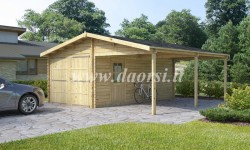 Garage in legno ARC- 66